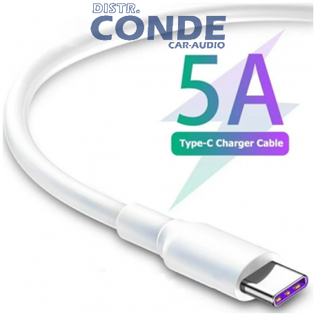 CABLE USB A TIPO C CARGA RAPIDA 5amp (1metro) - CONDE Car-Audio