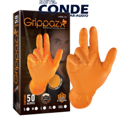 GUANTES GRIPPAZ AGARRE ESCAMA TALLA L (50 UNIDADES)